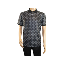 Men Sports Shirt DE-NIKO Short Sleeves Soft Modal Fashion Polo Shirt G1121 Black image 5