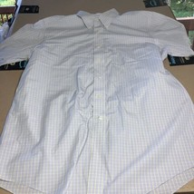 Brooks Brothers 346 Original Polo Shirt Men&#39;s Size 16 1/2- 4/5 Plaid Grid - £10.12 GBP
