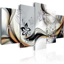 Tiptophomedecor Glamour Canvas Wall Art - Dance Of Lightness - Stretched &amp; Frame - £71.93 GBP+