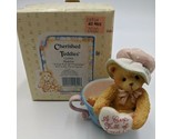 Enesco Cherished Teddies A Cup Full of Friendship 1994 Madeline Vintage - $15.43