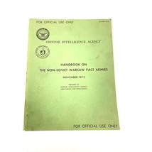 1972 US Department of Defense Handbook Non-Soviet Warsaw Pact Cold War M... - $1,054.35 MXN