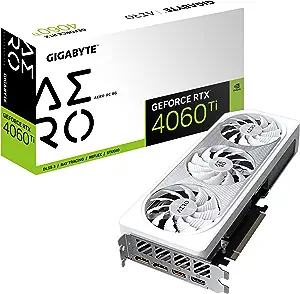 GIGABYTE GV-N406TAERO OC-8GD GeForce RTX 4060 Ti AERO OC 8G Graphics Car... - £620.15 GBP