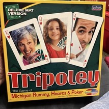 Tripoley Deluxe Mat Version Game with Box &amp; Instructions Cadaco 2009 - $24.74