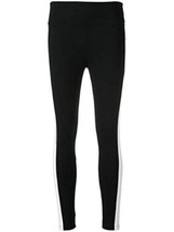 DKNY Womens Side Stripe Leggings Size X-Small Color Black - £53.53 GBP