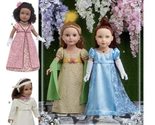 Simplicity R11681/S9438 Empire Waist Gowns and Dresses for 18&quot; Dolls Sew... - $11.76