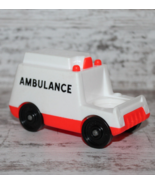 Vtg Fisher Price Little People Vintage Hospital Ambulance Red White Car ... - £7.86 GBP
