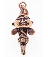 Magical Bronze Gnome Pendant – Winged Fantasy Talisman - $14.99