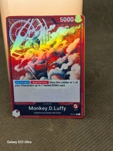 One Piece TCG Gear 2 Luffy Custom Holographic Leader -
show original tit... - £5.47 GBP