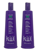 2 BOTTLES - Kuul Color Me Leave-In Treatment for color treated hair 10.1 oz - £20.56 GBP