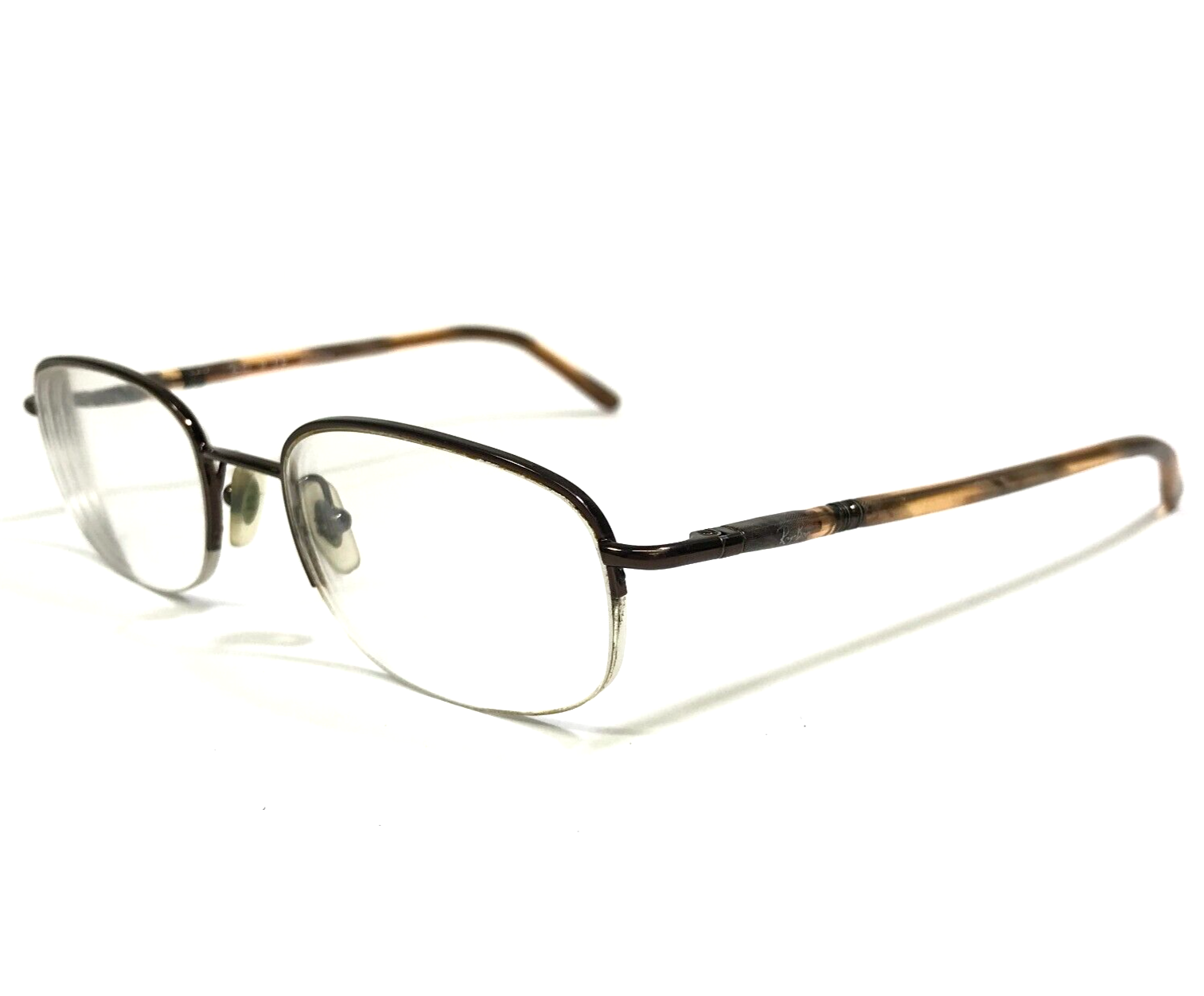 Primary image for Ray-Ban Eyeglasses Frames RB6089 2511 Brown Oval Tortoise Half Rim 51-19-140