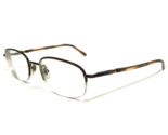 Ray-Ban Eyeglasses Frames RB6089 2511 Brown Oval Tortoise Half Rim 51-19... - $32.51
