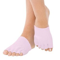 ASRocky Toes Alignment Gel-Lined Socks (1 Pair) Open Five Toe Separator Spacer Y - £19.56 GBP
