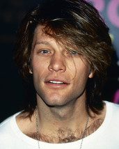 Jon Bon Jovi candid portrait in white shirt 11x14 Photo - £11.76 GBP