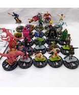 Lot Of (25) Marvel DC Heroclix Figures Commons And Uncommons *Partial Ca... - $18.55