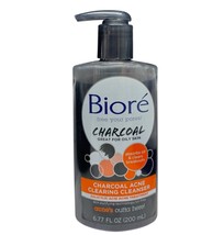 Biore Charcoal Acne Clearing Cleanser w/ Salicylic Acid 6.77ox Oily Skin... - $459.19 MXN
