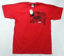 PIPELINE Red Surf Wave Shirt Retro Graphics North Shore Surfing Tee T Co... - £11.85 GBP+