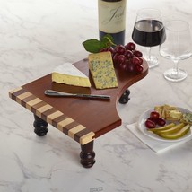 The Debussy Cheese Server Serving Wood Tray Maple Walnut Grand Piano - £22.88 GBP