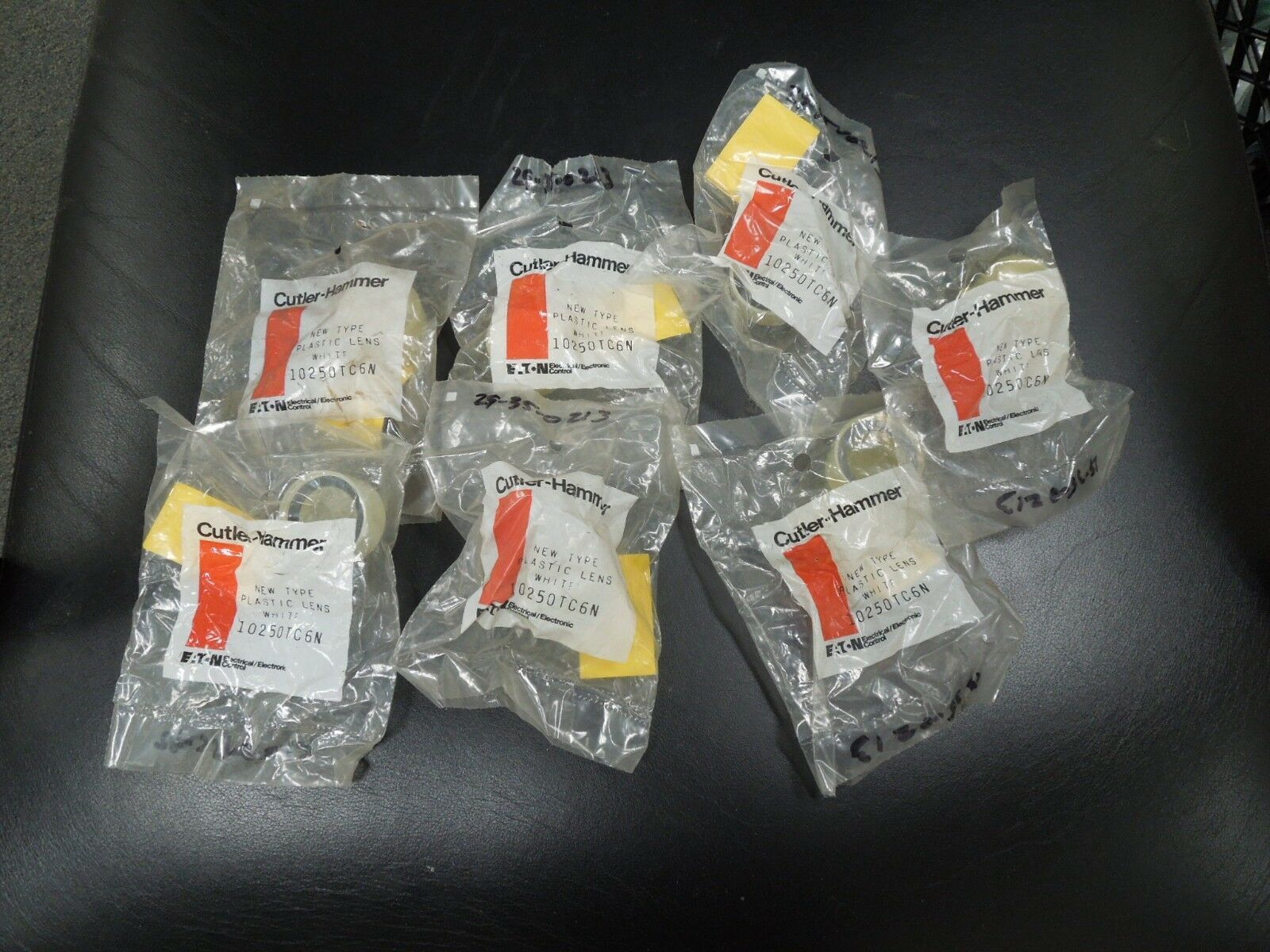 7- Cutler-Hammer 10250TC6N White New Type Plastic Lens New Surplus - $60.00