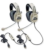 Califone 3066-USB Deluxe Multimedia Stereo Headset with USB Plug (Pack o... - £82.38 GBP