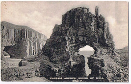 United Kingdom Postcard Carsaig Arches Sound of Mull Valentine Bromotype - £2.32 GBP