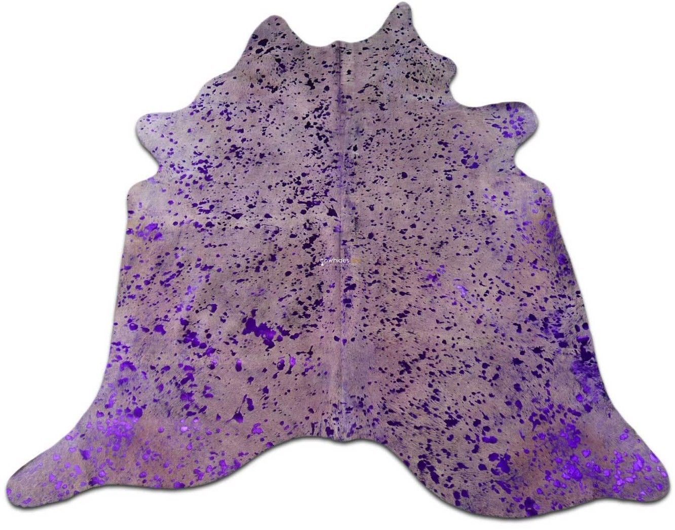 Primary image for Purple Metallic Cowhide Size: 7' X 6.5' Purple Metallic Cowhide Rug M-370