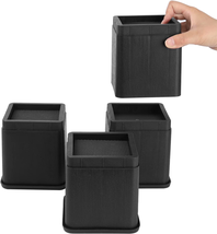 Btsd-Home 4 Inch or 8 Inch Bed Risers Heavy Duty Stackable Furniture Risers Bed  - $35.83