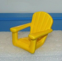 Nora Fleming Mini Yellow Adirondack Chair Beach Chillin Retired - £70.62 GBP