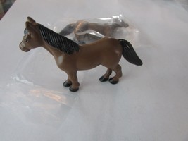 Lionel Horse Figures Brown with Black Mane Set of Two 1.75&quot;H Unused  M39 - $11.44