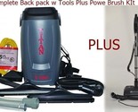 Back Pack Vacuum with 2 Cleaning Kits  Standard and Power Nozzle and Ele... - £435.06 GBP