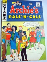 Archie&#39;s Pals &#39;n&#39; Gals #27 1963 Archie Comics VG Betty &amp; Veronica Pin-Ups - £10.40 GBP