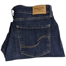 Signature Gold Levis Mid Rise Capri Jeans Womens Size 6 w28 Blue Denim (31x23) - $27.72