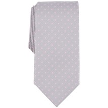 Michael Kors Men&#39;s Hempstead Grid Tie Silver OS B4HP - £7.68 GBP