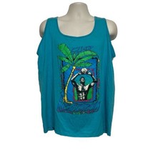 Vintage Sun Sportswear Club Le&#39;Cateau Beach Volleyball XL Muscle Shirt T... - £10.34 GBP