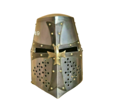 Medieval Armor Roman Knight Helmets Adult Size Knights Adult Size Knights  - £80.04 GBP