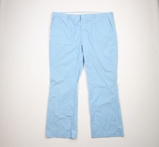 Vtg 70s Streetwear Mens 44x32 Distressed Wide Leg Bell Bottoms Pants Blu... - £54.24 GBP