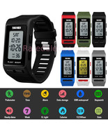 Waterproof SKMEI Digital LED Sport Watch Bracelet Men Women Fashion Wris... - $318.49 MXN