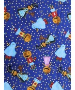 Vintage Halloween Cotton Fabric David Textiles Beth Ann Bruske Cute Kids... - $17.89