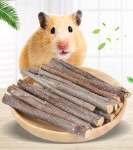 Wooden Bunny Bites: Natural Branch Chewing Snacks for Small Pets - £10.19 GBP