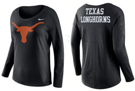 Nike Texas Longhorns Tailgate Long Sleeve Tee T-shirt Women Size Medium 33153X - £14.84 GBP