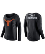 Nike Texas Longhorns Tailgate Long Sleeve Tee T-shirt Women Size Medium ... - £14.55 GBP