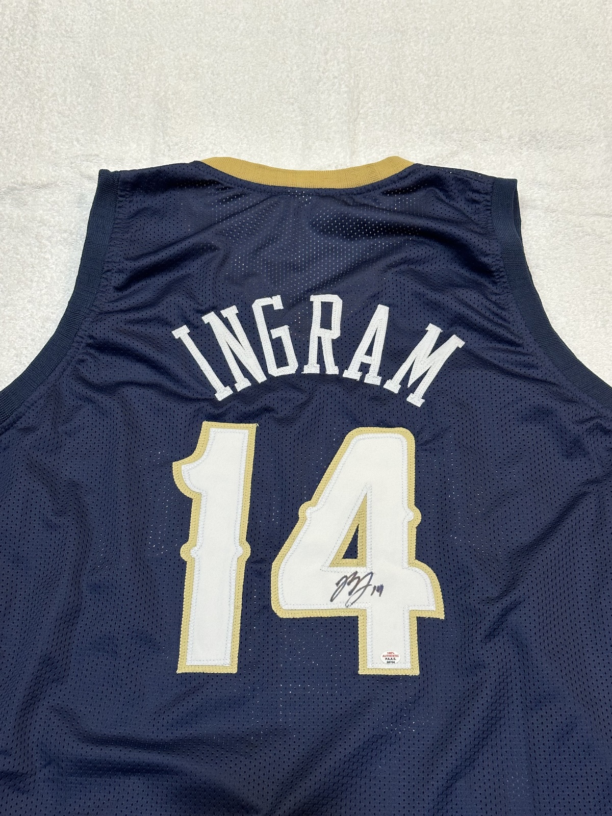 Primary image for Brandon Ingram Signed New Orleans Pelicans Basketball Jersey COA