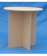 Medium size round particle board display table- you pick the diameter an... - $229.00