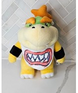 Super Mario 8&quot; Inch  Baby Bowser W/ Bib Stuffed Plush 2017 Nintendo FREE... - $23.71