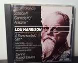 Lou Harrison - Solstizio/Canticolo #3 Miller/Fernandez/Davies (CD, 1990,... - £11.17 GBP