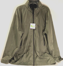 TEK GEAR Green Oregano Men&#39;s Camping Outdoor Zip Hiking Nylon Jacket XL New - £7.42 GBP