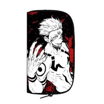 Japanese Anime Jujutsu Kaisen Purses Gojo Satoru Tops Yuji Itadori Coin Bags Men - £49.82 GBP