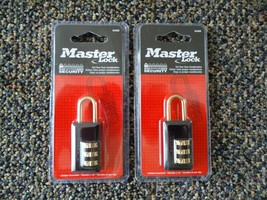 &quot; NIP &quot; Lot Of 2 Master Lock # 646D Set Your Own Combination Padlocks - £9.58 GBP