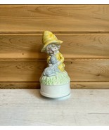 Vintage Musical Kid Figurine Lamb In Box Hand Painted Porcelain - $31.06 CAD