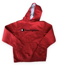 Champion Youth Boy&#39;s Pullover Hoodie Sweatshirt MEDIUM Hoody Red - $15.80