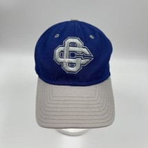 Vintage Delong Blue Baseball Hat CC Made In USA Adjustable Cap One Size ... - £11.18 GBP
